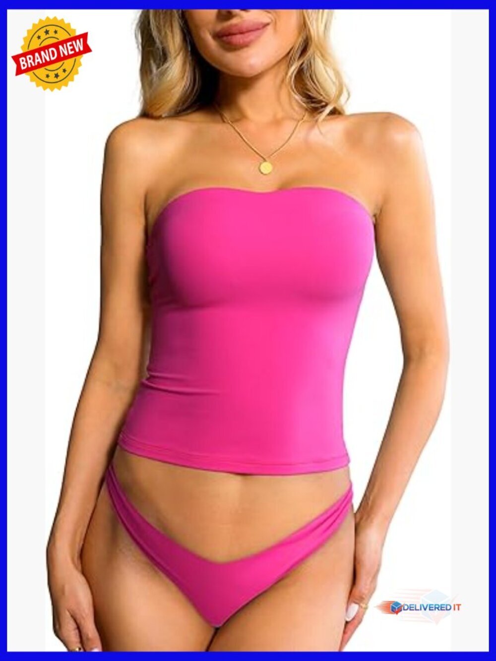 Double Lined Strapless Crop Top Y2K Going Out Night Out Clubwear